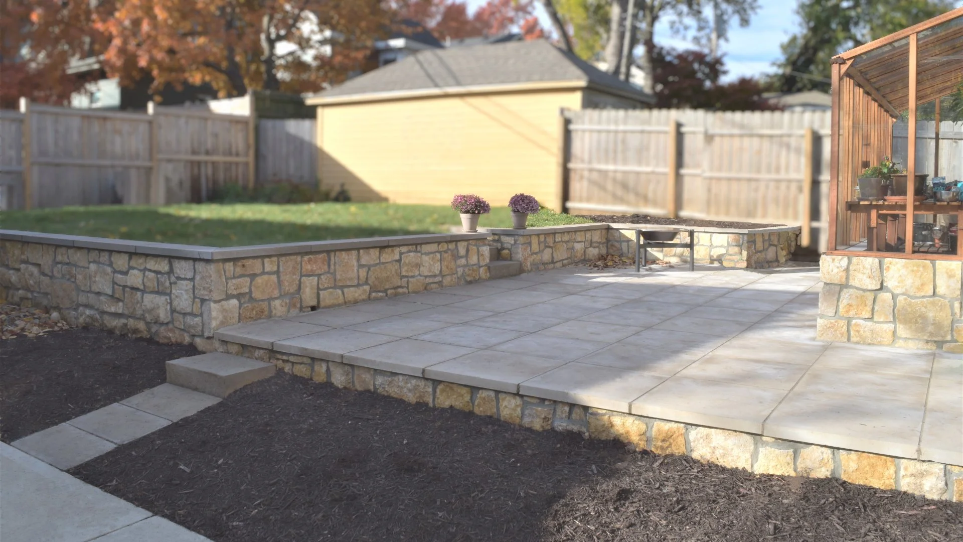 How to Install a Patio on a Sloped Yard
