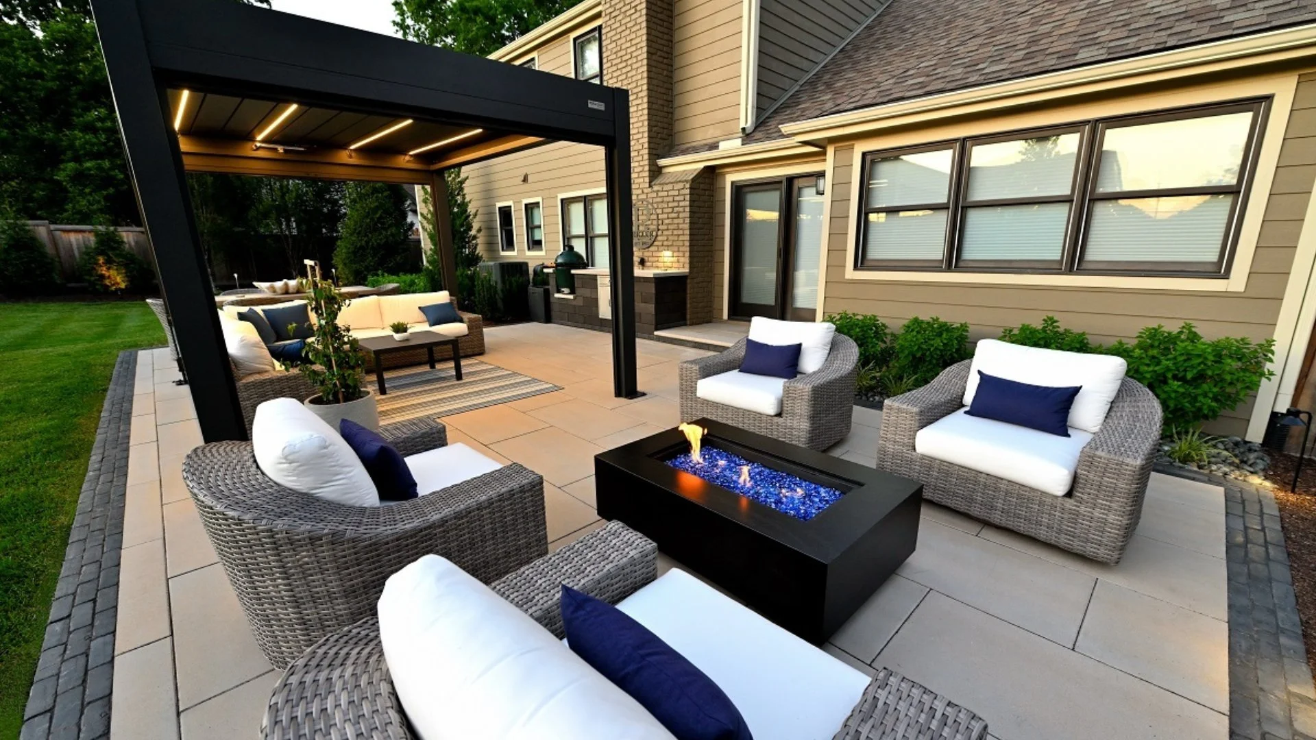 Outdoor Living Project in Overland Park, KS - Kitchen, Fire Pit, Pergola & More