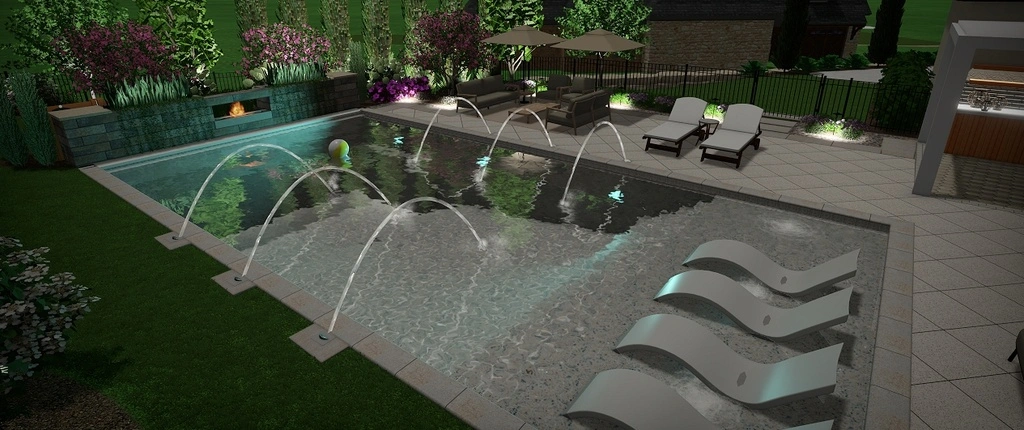 2D design rendering for a property in Overland Park, KS.